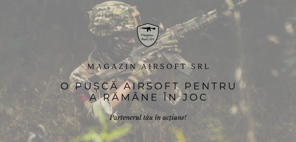 PUȘCĂ SNIPER AIRSOFT CU LUNETĂ